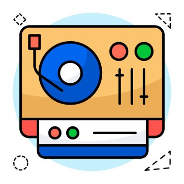 Plak tablosunun düz tasarım simgesi