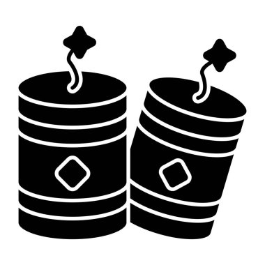 Kestane fişeğinin renkli tasarım simgesi