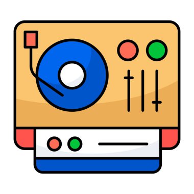 Plak tablosunun düz tasarım simgesi