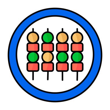 Kebap 'ın yaratıcı tasarım simgesi