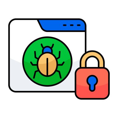 Web virüsünün mükemmel tasarım simgesi