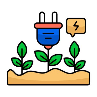 Eşsiz bir eko dolgu tasarımı simgesi