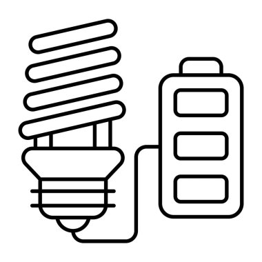 Öncü ışığın yaratıcı tasarım simgesi