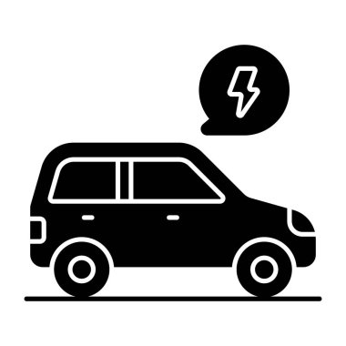 Araba gücünün modern tasarım simgesi