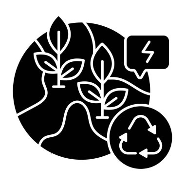 Küresel ekolojinin eşsiz bir tasarım ikonu