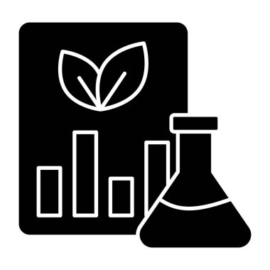 Eko analizlerin yaratıcı tasarım simgesi