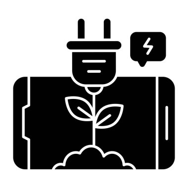 Eşsiz bir eko dolgu tasarımı simgesi