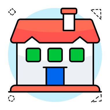 Ev inşa etmenin mükemmel tasarım simgesi