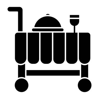 Yemek arabasının eşsiz tasarım simgesi