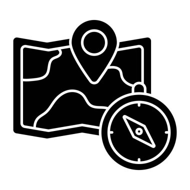 Pusulanın modern tasarım simgesi