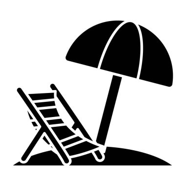 Güverte sandalyesinin modern tasarım simgesi