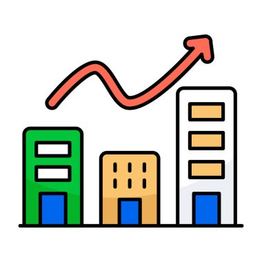 Gayrimenkul değeri olan bir premium tasarım simgesi