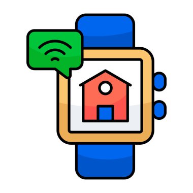 Akıllı özelliklerin modaya uygun vektör tasarımı