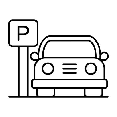 Otoparkın en iyi indirme simgesi