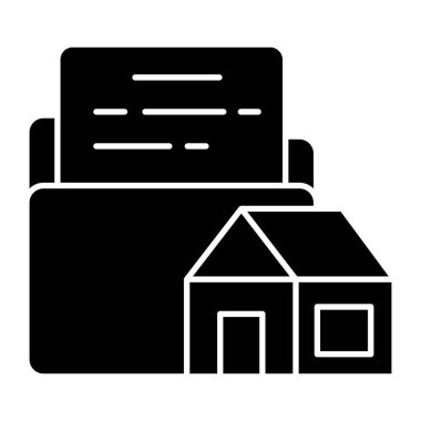 Özellik dizininin kavramsal düz tasarım simgesi