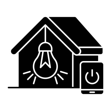 Ampulün modern tasarım simgesi.