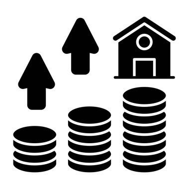 Gayrimenkul değeri olan bir premium tasarım simgesi