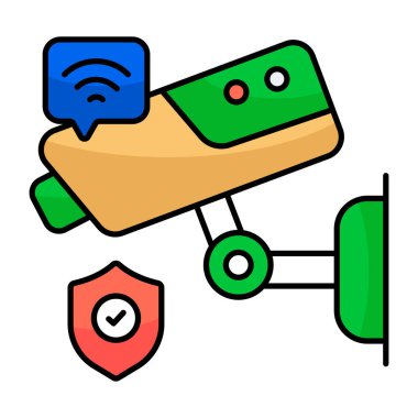 A perfect design icon of cctv camera