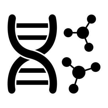 DNa icon in flat design
