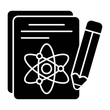 Kağıt yazmanın simge tasarımı