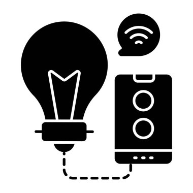 Mobil fikrin modern tasarım simgesi