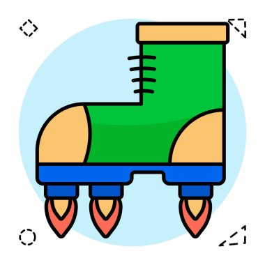 Uçan ayakkabının güzel bir tasarım simgesi