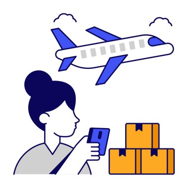 Hava kargosunun eşsiz tasarım simgesi