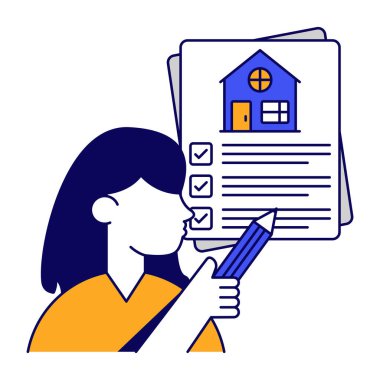 Sözleşme kağıdının düzenlenebilir tasarımı