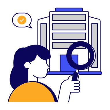 Arama binasının premimium indirme simgesi