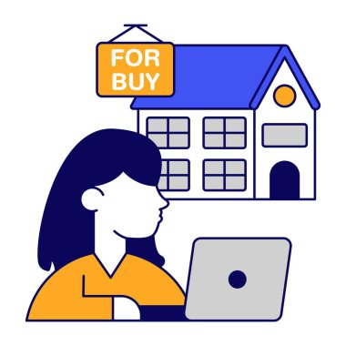 Satın almak için renkli bir tasarım simgesi