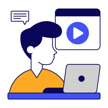 Çevrimiçi video için en iyi tasarım simgesi