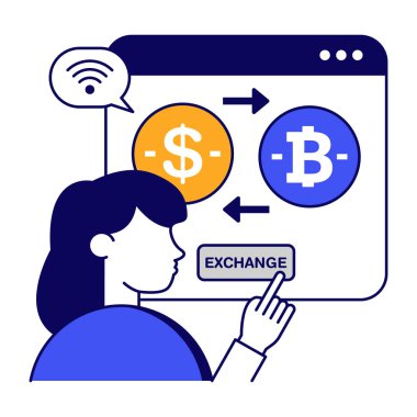 Döviz kurunun düzenlenebilir tasarım simgesi