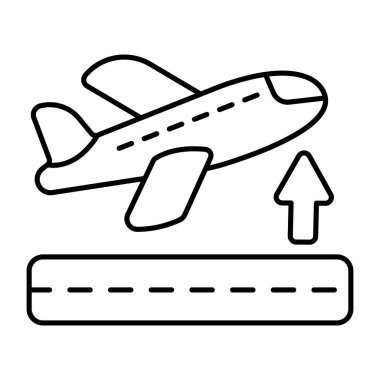 Bir uçak tasarımı simgesi