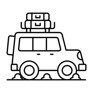 Yolculuğun modern tasarım simgesi