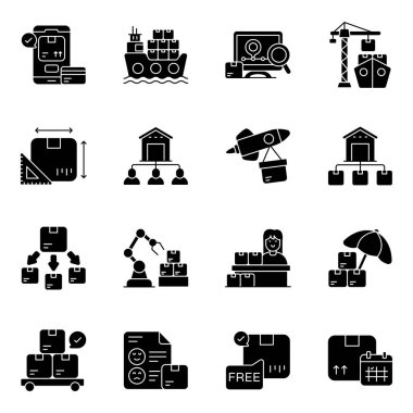 Envanter Solid Simgeleri Seti