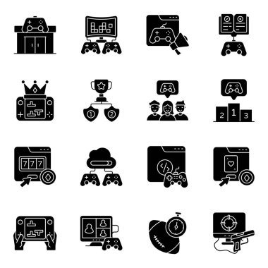 Çevrimiçi Oyunlar Sabit Simgeler Kümesi 