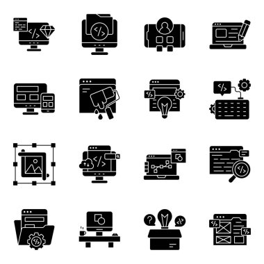 Sanat Katı Simgeleri Seti