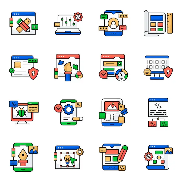 Sanat Eserleri Düz Simgeleri