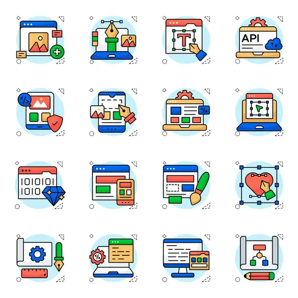 Düz Simgeler Dizayn Et