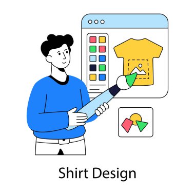 Gömlek tasarımının modern tasarımı