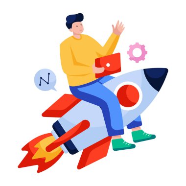 Fırlatmanın kavramsal tasarım çizimi