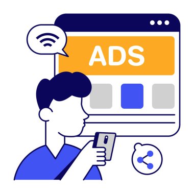 Beyaz arkaplanda A / B testinin vektör tasarımı izole edildi