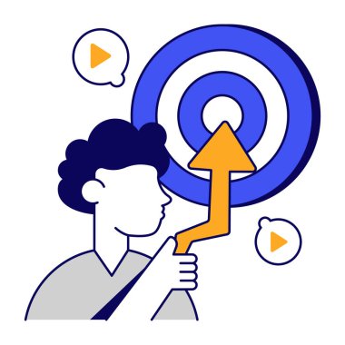 Beyaz arkaplanda A / B testinin vektör tasarımı izole edildi