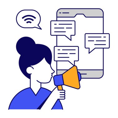 Beyaz arkaplanda A / B testinin vektör tasarımı izole edildi