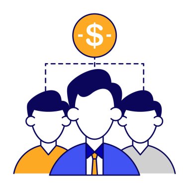 Avatarlı Dolar yatırımcı simgesi sergiliyor