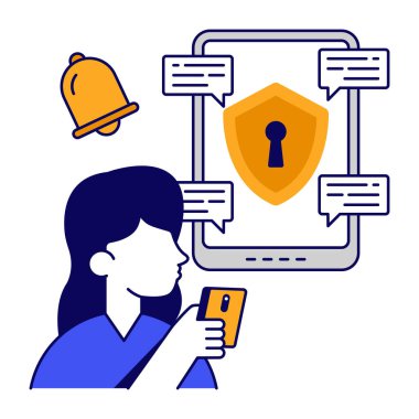 An icon design of secure chat
