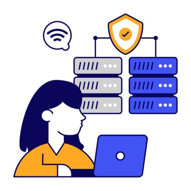 Sunucu güvenliğinin bir simge tasarımı