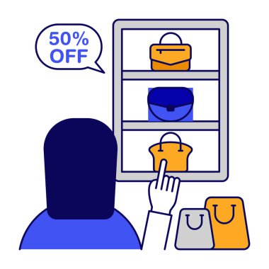 % 50 indirimli premium indirme simgesi