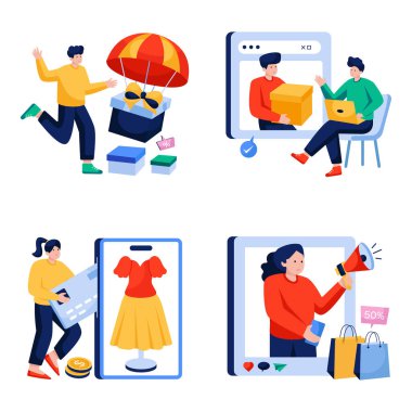 Ticari Düz Çizimler Seti