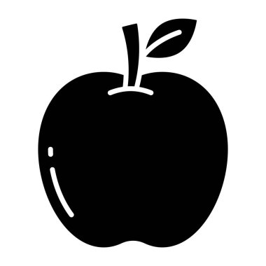 Elmanın katı tasarım simgesi